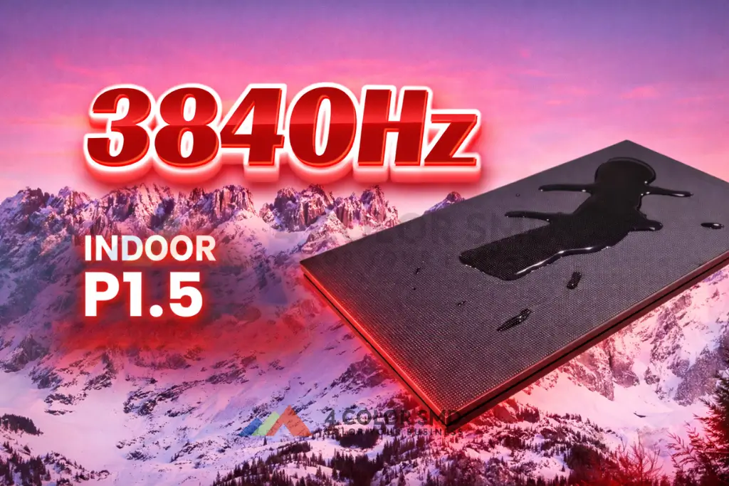Indoor P1.5 SMD LED module with 3840Hz refresh rate.